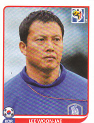 Lee Woon-Jae South Korea samolepka Panini World Cup 2010 #146